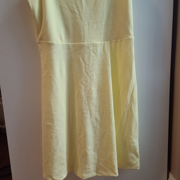 Bluenotes Light Yellow Mini Skater Dress - Picture 2 of 4